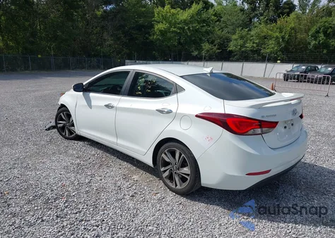 2015 Hyundai Elantra Limited from USA, damaged, VIN 5NPDH4AE7FH607777